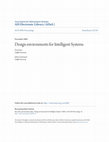 Research paper thumbnail of Design environments for intelligent systems