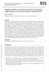 Research paper thumbnail of Perpetual decline or persistent dominance? Uncovering Anglo-America’s true structural power in global finance