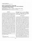 Research paper thumbnail of Effects of Standardization of Whole Milk with Dry Milk Protein Concentrate on the Yield and Ripening of Reduced-Fat Cheddar Cheese