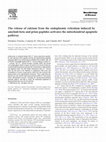 Research paper thumbnail of The release of calcium from the endoplasmic reticulum induced by amyloid-beta and prion peptides activates the mitochondrial apoptotic pathway