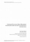 Research paper thumbnail of Cooperação Educacional Brasil-Moçambique: Considerações sobre discursos de modernidade e distinção social