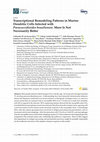 Research paper thumbnail of Transcriptional Remodeling Patterns in Murine Dendritic Cells Infected with Paracoccidioides brasiliensis: More Is Not Necessarily Better