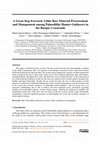 Research paper thumbnail of A Great Step Forward. Lithic Raw Material Procurement and Management among Palaeolithic Hunter-Gatherers in the Basque Crossroads