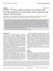 Research paper thumbnail of FOXP3+ T cells in uterine sarcomas are associated with favorable prognosis, low extracellular matrix expression and reduced YAP activation