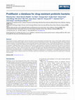 Research paper thumbnail of ProbResist: a database for drug-resistant probiotic bacteria