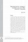 Research paper thumbnail of Perú: concePtos y realidades