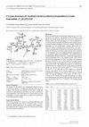 Research paper thumbnail of Crystal structure of N(ethyl(2-hydroxyethyl)carbamothioyl)-2-iodobenzamide, C12H15IN2O2S