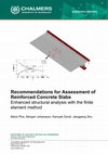 Research paper thumbnail of Recommendations for Assessment of Reinforced Concrete Slabs: Enhanced structural analysis with the finite element method