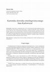 Research paper thumbnail of Kartoteka słownika etnolingwistycznego Jana Karłowicza 1