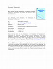 Research paper thumbnail of Block ionomer micellar nanoparticles from double hydrophilic copolymers, classifications and promises for delivery of cancer chemotherapeutics