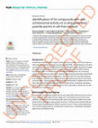 Research paper thumbnail of Identification of hit compounds with anti-schistosomal activity on in vitro generated juvenile worms in cell-free medium