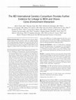 Research paper thumbnail of The IBD International Genetics Consortium Provides Further Evidence for Linkage to IBD4 and Shows Gene-Environment Interaction