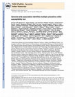 Research paper thumbnail of Genome-wide association identifies multiple ulcerative colitis susceptibility loci