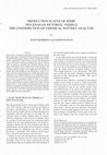 Research paper thumbnail of Production Places of Some Mycenaean Pictorial Vessels: The Contribution of Chemical Pottery Analysis