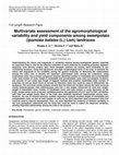 Research paper thumbnail of Multivariate assessment of the agromorphological variability and yield components among sweet potato (Ipomoea batatas (L.) Lam) landraces