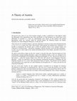 Research paper thumbnail of A theory of Austria