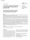 Research paper thumbnail of 4- to 8-year complication analysis of 2 ‘partial collum’ femoral stems in primary THA