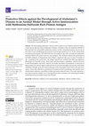 Research paper thumbnail of Protective Effects against the Development of Alzheimer’s Disease in an Animal Model through Active Immunization with Methionine-Sulfoxide Rich Protein Antigen