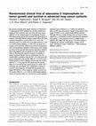 Research paper thumbnail of Randomized clinical trial of adenosine 5′-triphosphate on tumor growth and survival in advanced lung cancer patients