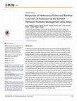 Research paper thumbnail of Responses of Herbivorous Fishes and Benthos to 6 Years of Protection at the Kahekili Herbivore Fisheries Management Area, Maui