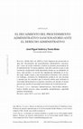 Research paper thumbnail of El decaimiento del procedimiento administrativo sancionatorio ante el derecho administrativo