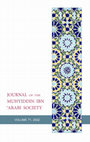 Research paper thumbnail of Ibn `Arabi and the Sufis on the Virtue of Tawakkul (Trust in God) [Journal of the Muhyiddin Ibn `Arabi Society (2022)]