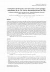 Research paper thumbnail of Evaluación de la tolerancia a estrés por sequía en cuatro genotipos naturalizados de vid (Vitis vinifera) provenientes del norte de Chile