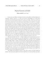 Research paper thumbnail of Hegel on Community and Conflict