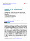 Research paper thumbnail of Population Status and Trend of the Maasai Giraffe in the Mid Kenya-Tanzania Borderland