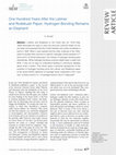 Research paper thumbnail of One Hundred Years After the Latimer and Rodebush Paper, Hydrogen Bonding Remains an Elephant!