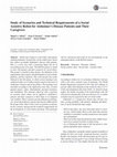 Research paper thumbnail of Study of Scenarios and Technical Requirements of a Social Assistive Robot for Alzheimer’s Disease Patients and Their Caregivers