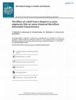 Research paper thumbnail of The Effect of a Shift from a Mixed to a Lacto-vegetarian Diet on some Intestinal Microflora Associated Characteristics