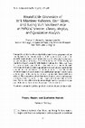 Research paper thumbnail of Discussion of Erik Martinez Kuhonta, Dan Slater, and Tuong Vu'sSoutheast Asia in Political Science: Theory, Region, and Qualitative Analysis