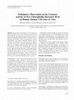 Research paper thumbnail of Preliminary Observation on the Cytotoxic Activity of New Chlorophyllin Derivative RCD on Human Tumour Cell Lines In Vitro