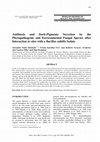 Research paper thumbnail of Antibiosis and dark-pigments secretion by the phytopathogenic and environmental fungal species after interaction in vitro with a Bacillus subtilis isolate