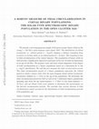 Research paper thumbnail of A Robust Measure of Tidal Circularization in Coeval Binary Populations: The Solar‐Type Spectroscopic Binary Population in the Open Cluster M35