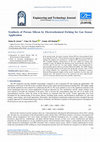 Research paper thumbnail of Synthesis of Porous Silicon by Electrochemical Etching for Gas Sensor Application