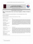 Research paper thumbnail of Türkiye’de Kadınlarda Obezite Üzerine Sosyoekonomik Faktörlerin Etkisi ve Gelir Eşitsizliği