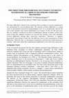 Research paper thumbnail of The first-time phenomenon: successful students’ mathematical crisis in secondary-tertiary transition