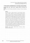 Research paper thumbnail of Critical analysis and digital literacy in learning social psychology