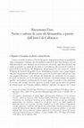 Research paper thumbnail of Raccontare Zeus. Poesia e cultura di corte ad Alessandria, a partire dall’Inno I di Callimaco