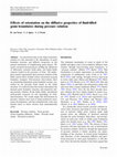 Research paper thumbnail of Effects of orientation on the diffusive properties of fluid-filled grain boundaries during pressure solution