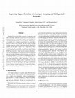 Research paper thumbnail of Improving apparel detection with category grouping and multi-grained branches