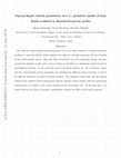 Research paper thumbnail of Vapour-liquid critical parameters of a 2:1 primitive model of ionic fluids confined in disordered porous media