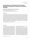 Research paper thumbnail of Absenteeism due to Dementia and its Growing Economic Consequences in Slovenia in the Period 2015-2019