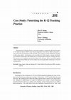 Research paper thumbnail of Case Study: Futurizing the K-12 Teaching Practice