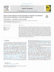 Research paper thumbnail of Rural-to-urban migration and the geography of absentee non-industrial private forest ownership: A case from southeast Ohio