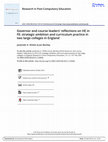 Research paper thumbnail of Governor and course leaders’ reflections on HE in FE: strategic ambition and curriculum practice in two large colleges in England