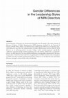 Research paper thumbnail of Gender Differences in the Leadership Styles of MPA Directors