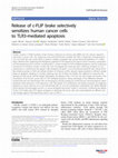 Research paper thumbnail of Release of c-FLIP brake selectively sensitizes human cancer cells to TLR3-mediated apoptosis